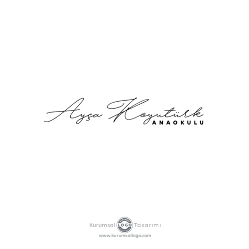Anaokulu İmza Logo Örneği